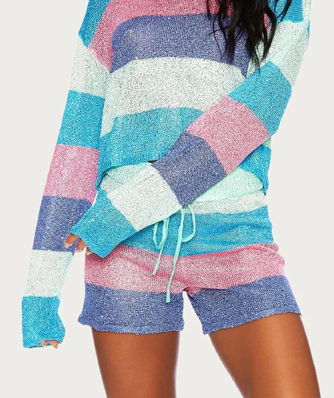 Modern Women's Clothes Beach Sweater In Mod Stripe