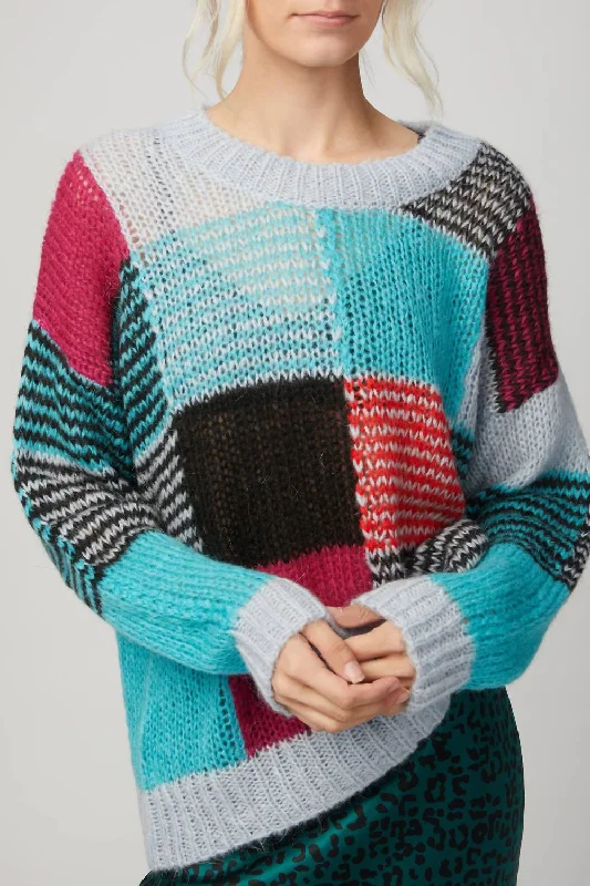 Women's Trendy Clothes Sana Multicolor Sweater