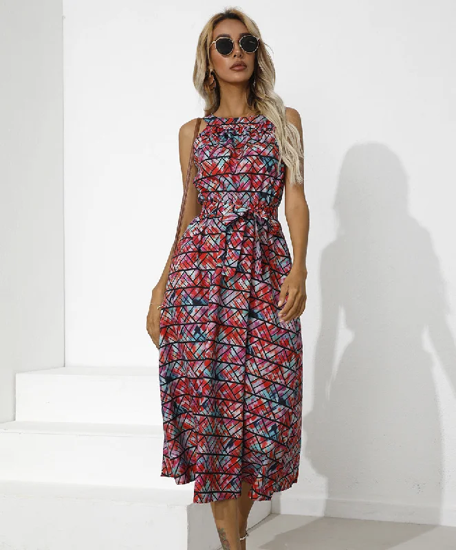 Women's Vacation Clothes Klair Floral Smocked Maxi Dress