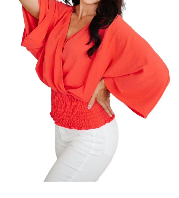 Quick Grab Deals Soul Searching Top In Red