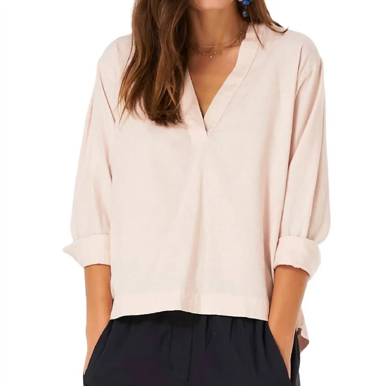 Exclusive Fashion Deals Sutton Top In Pink Stone
