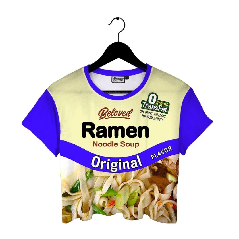 Casual Chic Clothing For Women Original Ramen Crop Tee