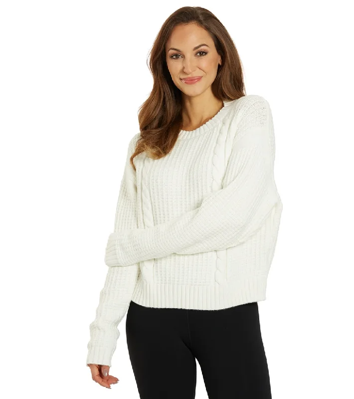 Elegant Women's Evening Garments Tavi Lodge Sweater Winter White